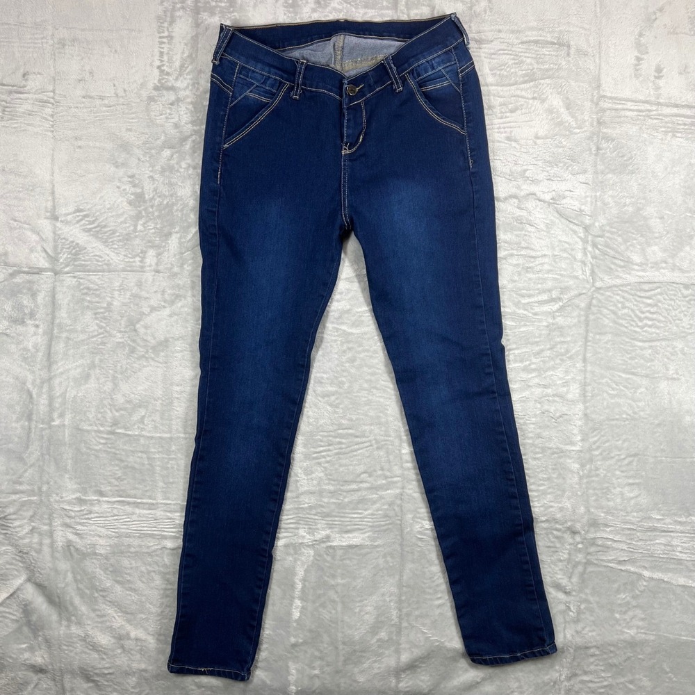 Lacoste Women's Dark Wash Denim Jeans Size 15 Slim Fit Stretch